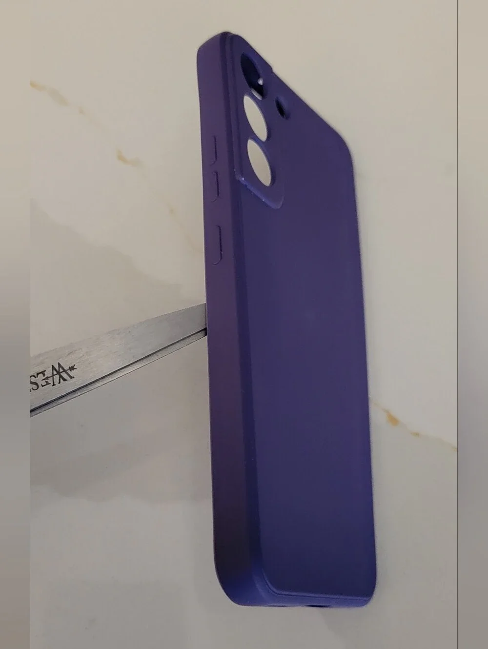 Purple Silicone Phone Case for Cell Phones S21 S22
